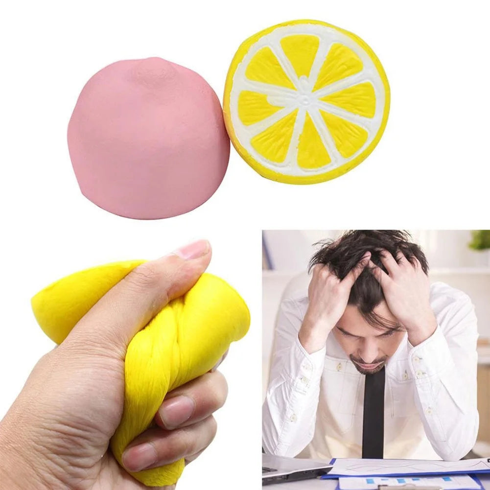 Lemon Shape Stress Relief Squeeze Toy M31842