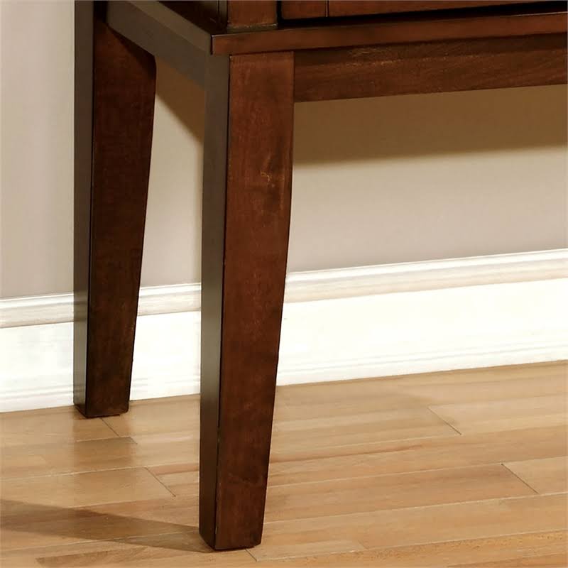 Solid Wood 1-Drawer Server in Brown Cherry X851124