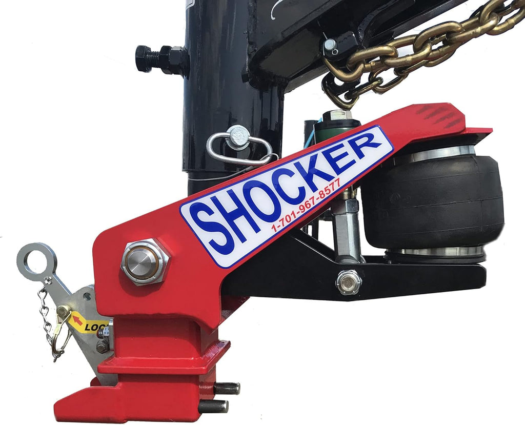 Gooseneck Air Hitch & Coupler, Round 4" Angled Pin 30K SL Coupler P9610