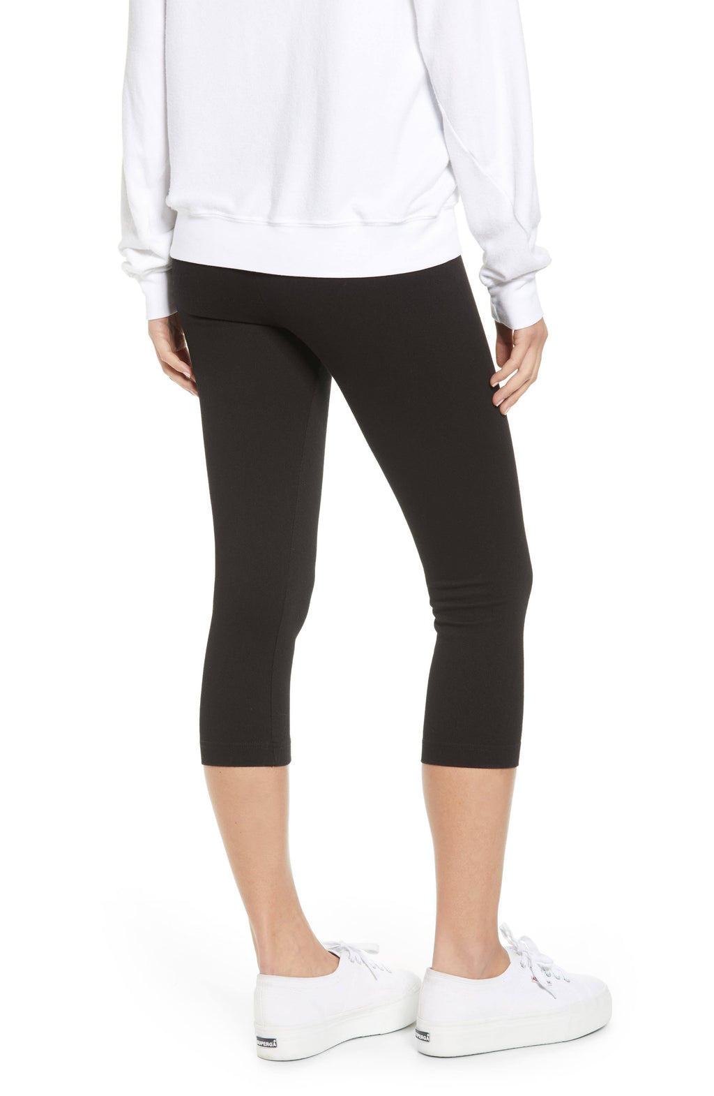 Black Denim Capri M35188