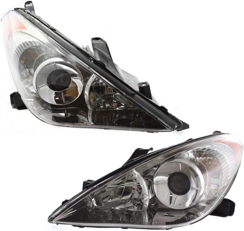 Headlight Assembly Driver and Passenger Side with Bulbs K68612