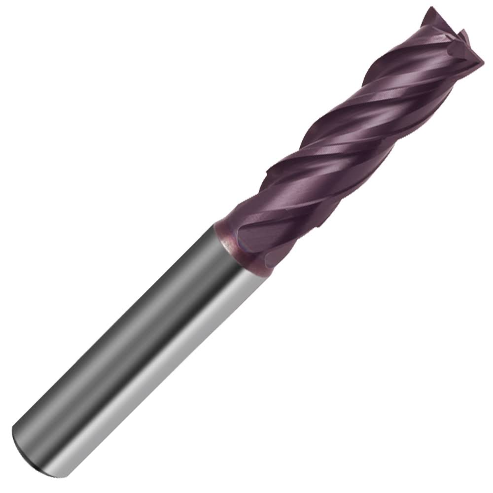 1/2x22 4 Flute Variable Helix FIREX Coated Carbide Long Length End Mill, Weldon Shank Z317735