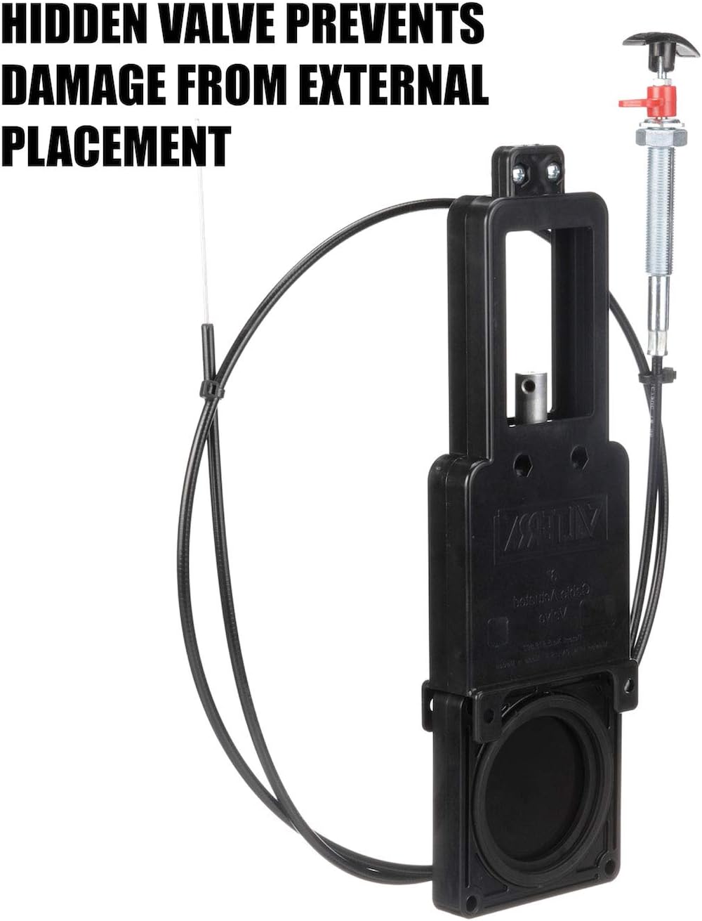 72 Flexible Cable Kit with 1-1/2 Valve, Black K941