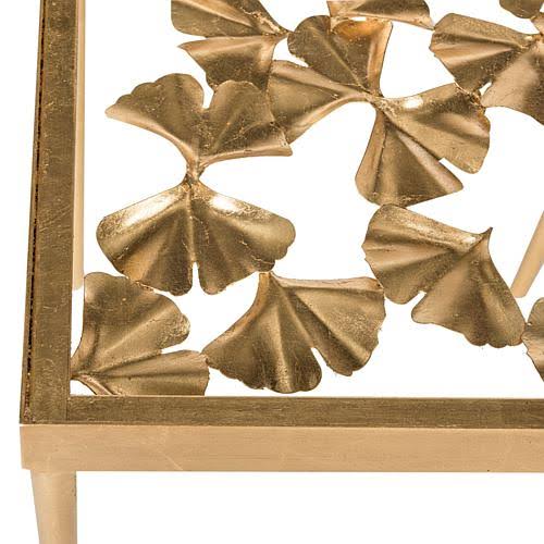 Gold Butterfly Side Table W32313
