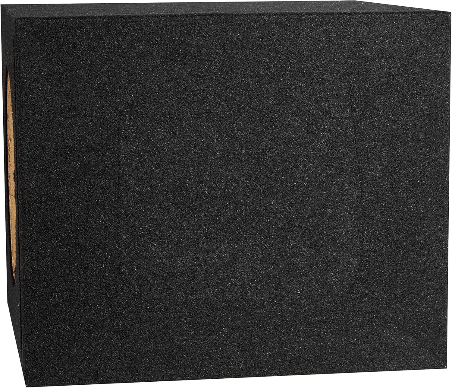 Single 10” Ported MDF Black Carpeted Subwoofer Enclosure, Pack of 2 L500