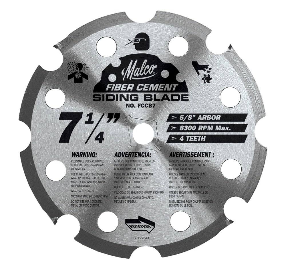7-1/4x22 Fiber Cement Circular Saw Blade X50631