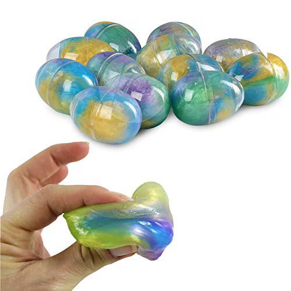 12 Pack Colorful Galaxy Slime Putty Fidget Kit O759