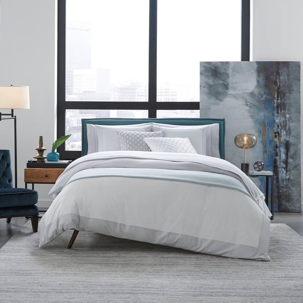 Full/Queen White Duvet Cover Z51269
