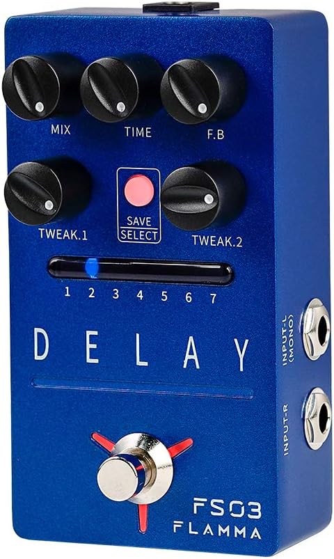 7 Storable Preset Slots Reverb Guitar Pedal S299710