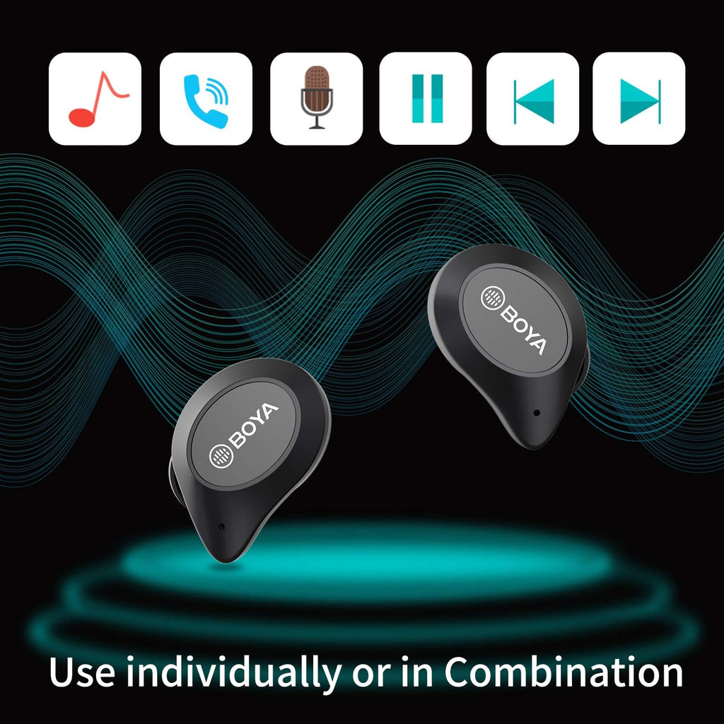 Black Wireless Earbuds Pack of 2 A737