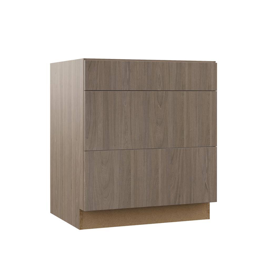Driftwood Brown Pots and Pans Drawer Base Kitchen Cabinet R8550