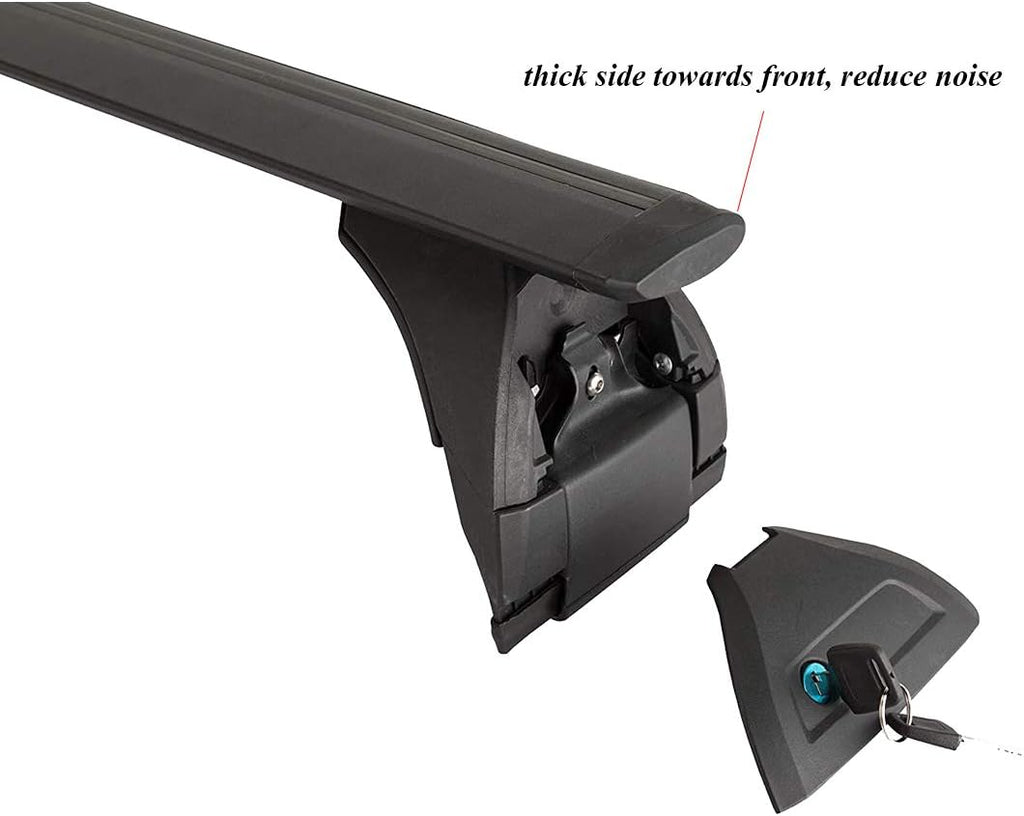 Roof Rack Cross Bars for Jeep Wrangler 2008 - 2022 (4-Door Hard Top) X620136