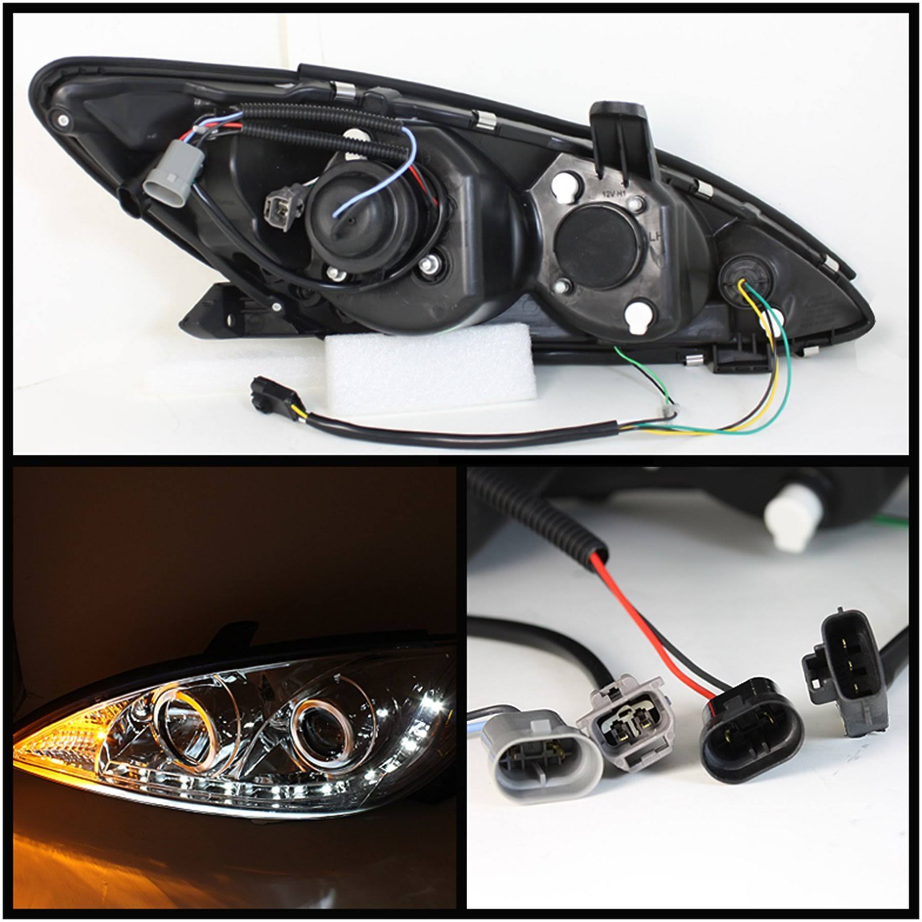 Chrome Projector Headlights T15395