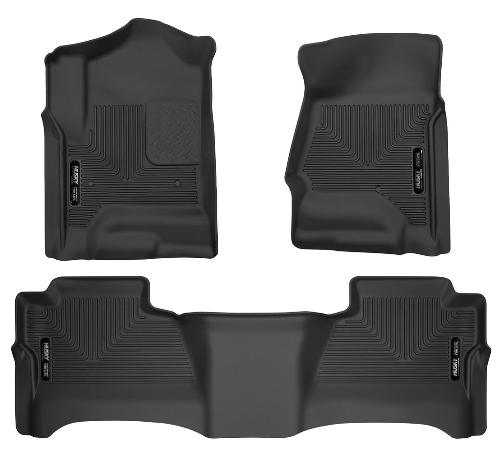Black Front & 2nd Seat Floor Liners J433