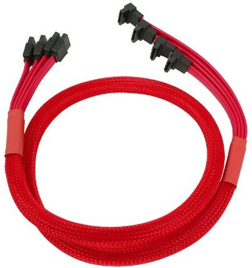 4 x SATA 3.0 Red Cable Adapter E61066