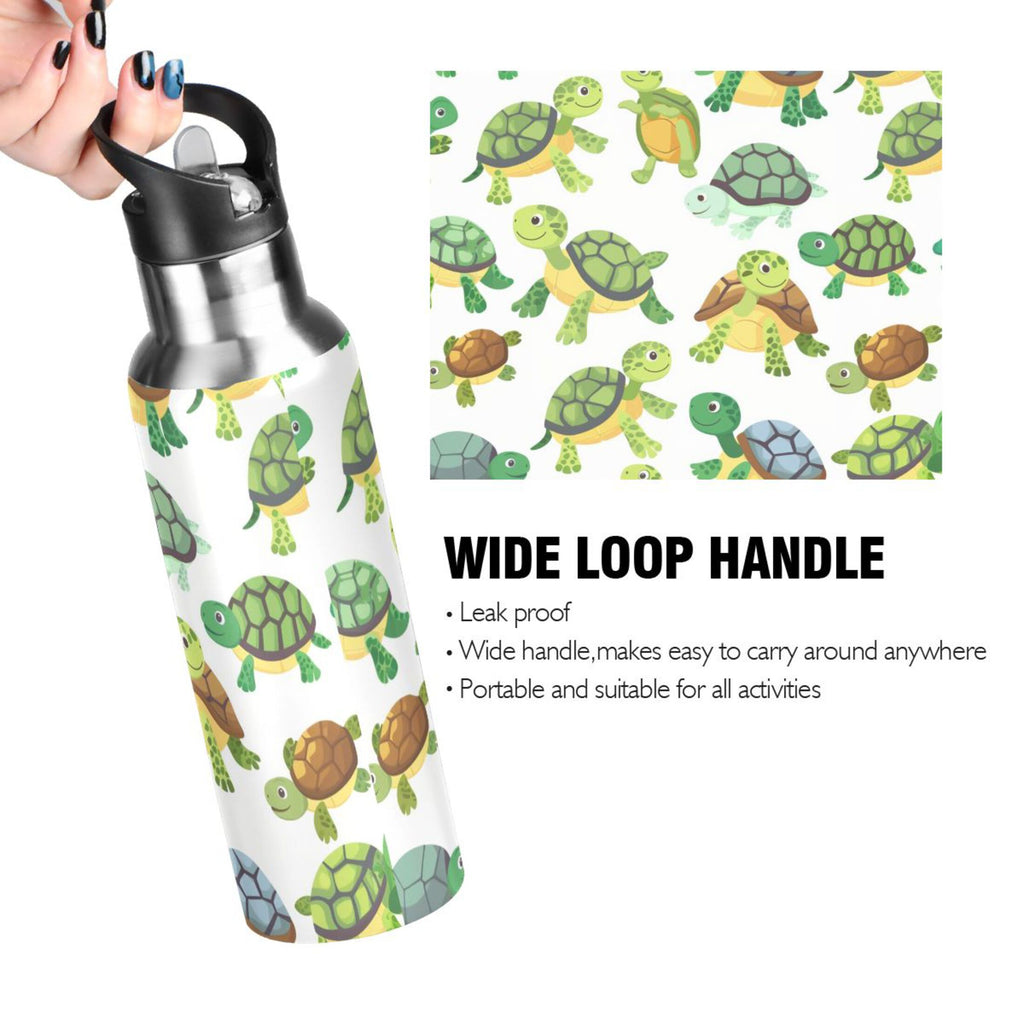 Insulated Stainless Steel Water Bottle with Straw Lid 20 oz G537193